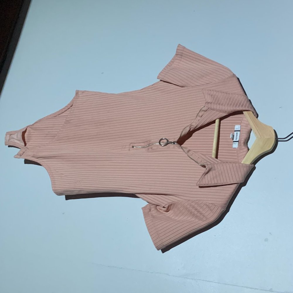 pink bodysuit